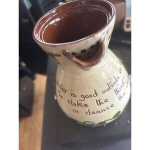 Pennsylvania Folk Art Pottery Pitcher